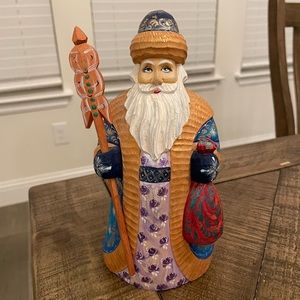 Debrekht blue, purple and red Santa